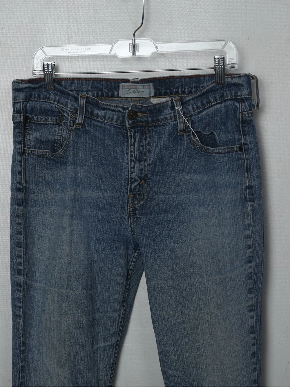 Mid-Wash Blue Women’s Bootcut Jeans - Picture 4 of 5